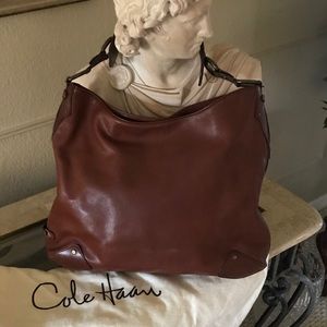 Cole Haan  Leather Hobo Bag
